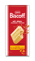 Chocolat blanc avec Biscoff Speculoos 180g Chocolat blanc avec Biscoff Speculoos 180g