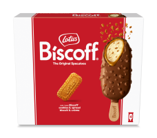 Boîte de 4 bâtonnets glacés L’original Lotus Biscoff