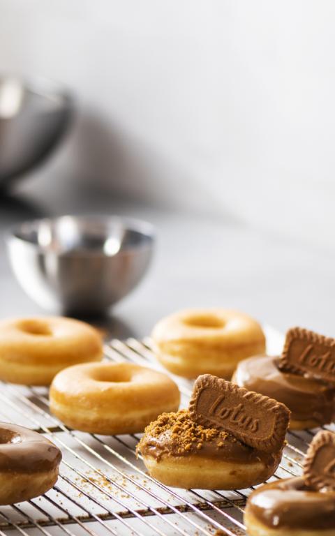 Lotus Biscoff donuts