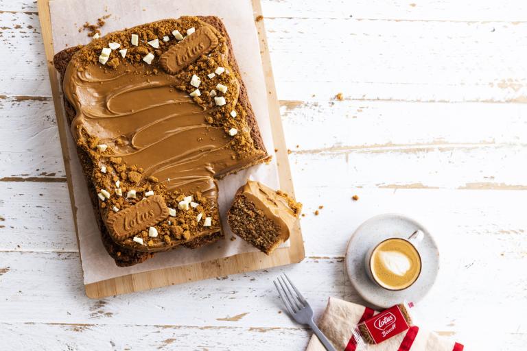 Lotus Biscoff cake