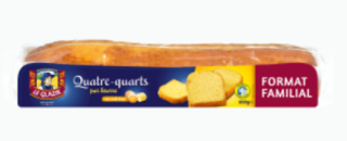 Quatre-Quarts pur beurre<br>Format Familial 800g
